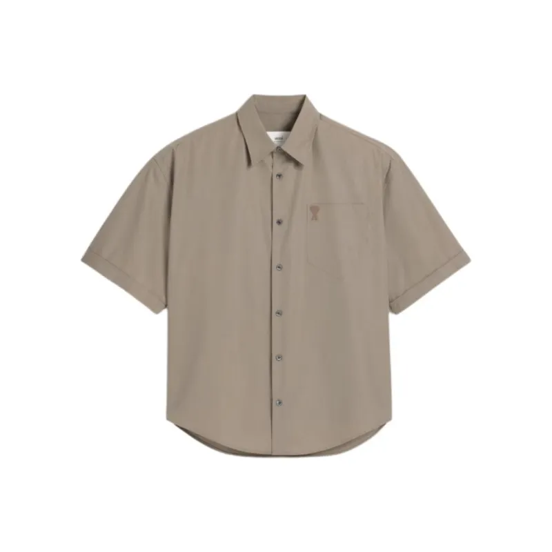 AMIPARIS Paris Ami De Coeur Short Sleeved Shirt-0