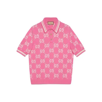 GUCCI Monogrammed Polo Shirt