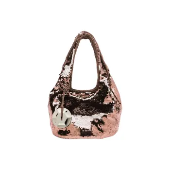 JW Anderson Zinc Alloy Tote Bag, Shopping Bag, Handbag Mini Women's Bubble Gum Pink