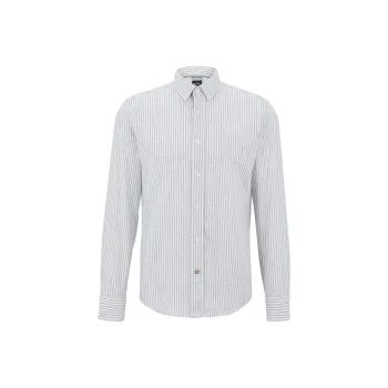 HUGO BOSS Shirts Men Light Gray