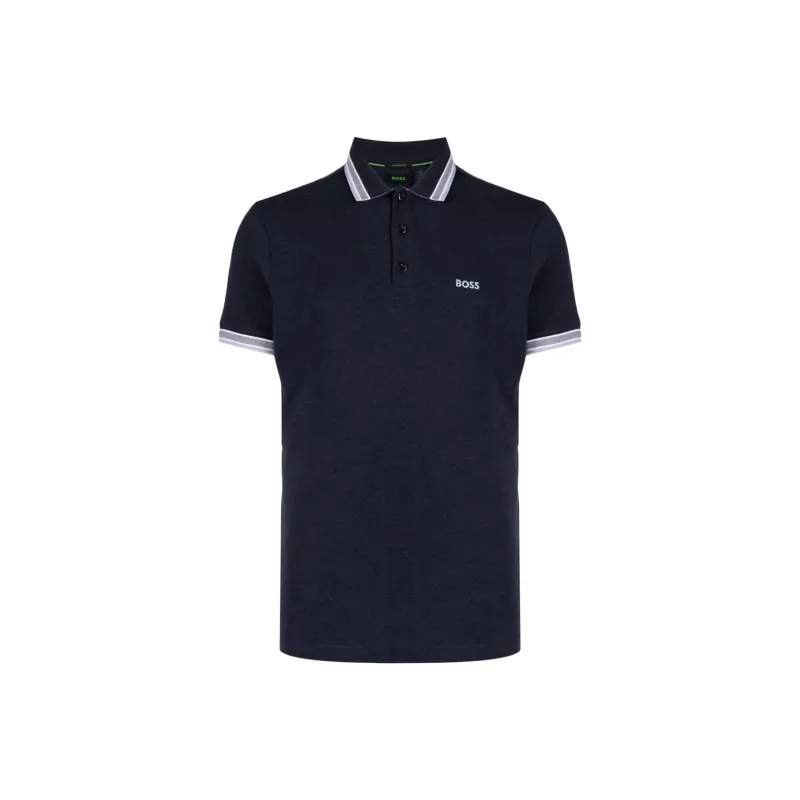 HUGO BOSS Paddy Logo embroidered Polo Shirt-0