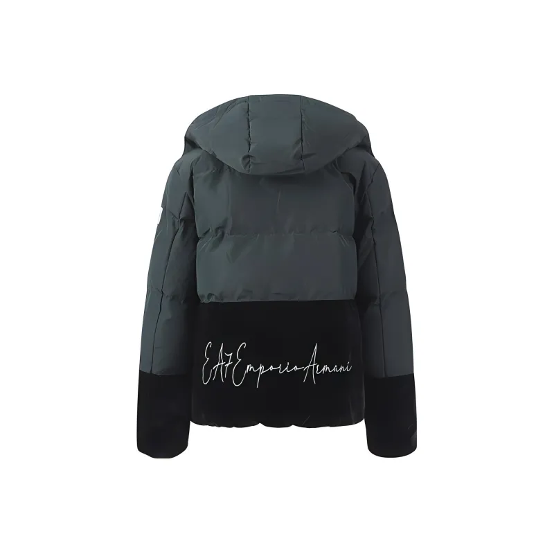 EMPORIO ARMANI EA7 Puffer Jackets Women's Black-1