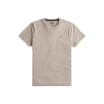 Hollister T Shirt Men's Brown Yellow
