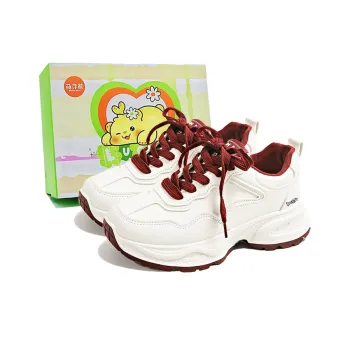 Budding Bear Anti Slip Wear Resistant Breathable Height Increasing Low Top Chunky Sneakers Women's Box