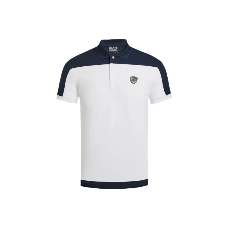 EMPORIO ARMANI EA7 Polo Shirt Men's White-0
