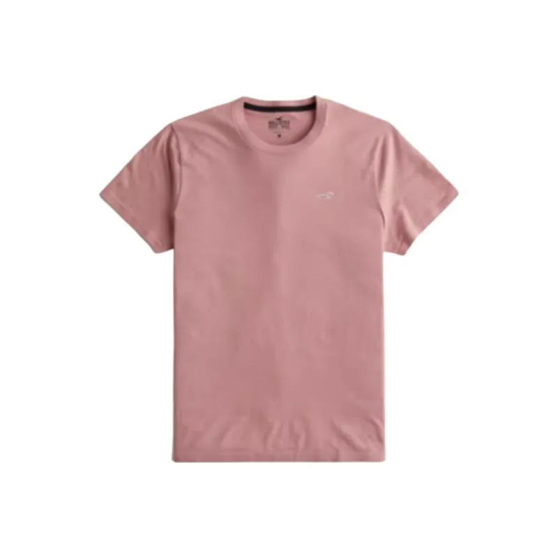 Hollister T Shirt Men's Dark Purple Red-0