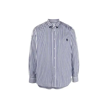 Sacai Pintuck detailing Striped Shirt