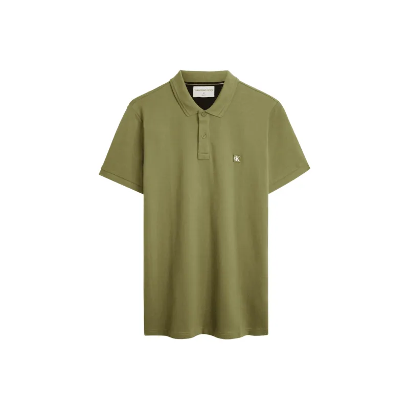 CALVIN KLEIN SS24 Series Polo Shirt Men's Rosemary Green-0