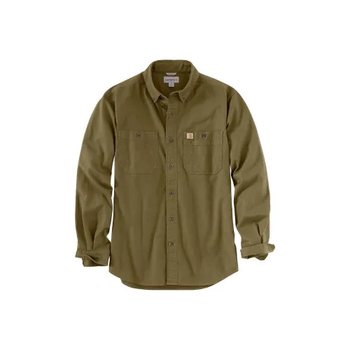 Carhartt Shirts Men Olive Green