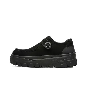ESTEE GEEA Slip Resistant, Abrasion Resistant, Lightweight, Height Increasing Coverage Low Top Casual Shoes Men's Black