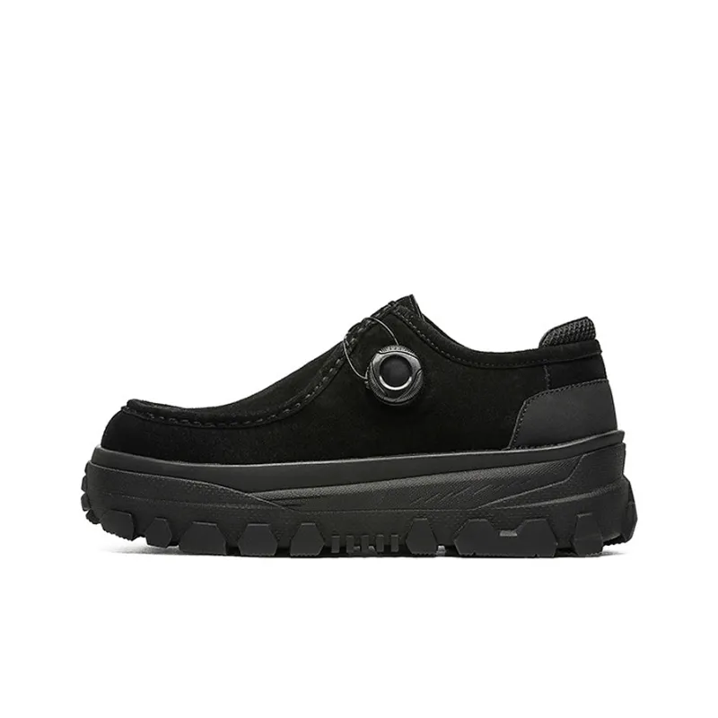 ESTEE GEEA Slip Resistant, Abrasion Resistant, Lightweight, Height Increasing Coverage Low Top Casual Shoes Men's Black-0