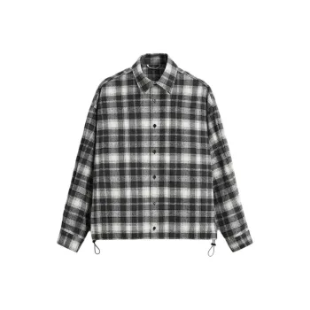 ZARA New Year Shirts Men Black/White