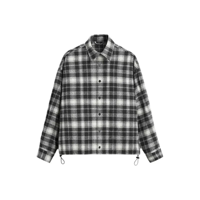 ZARA New Year Shirts Men Black/White-0