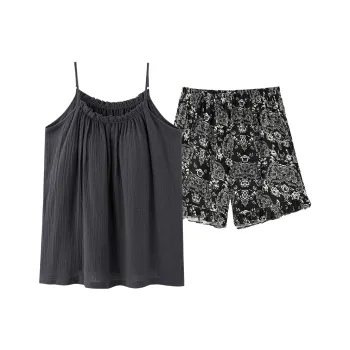MADALLO Pajama Set Women's Gray
