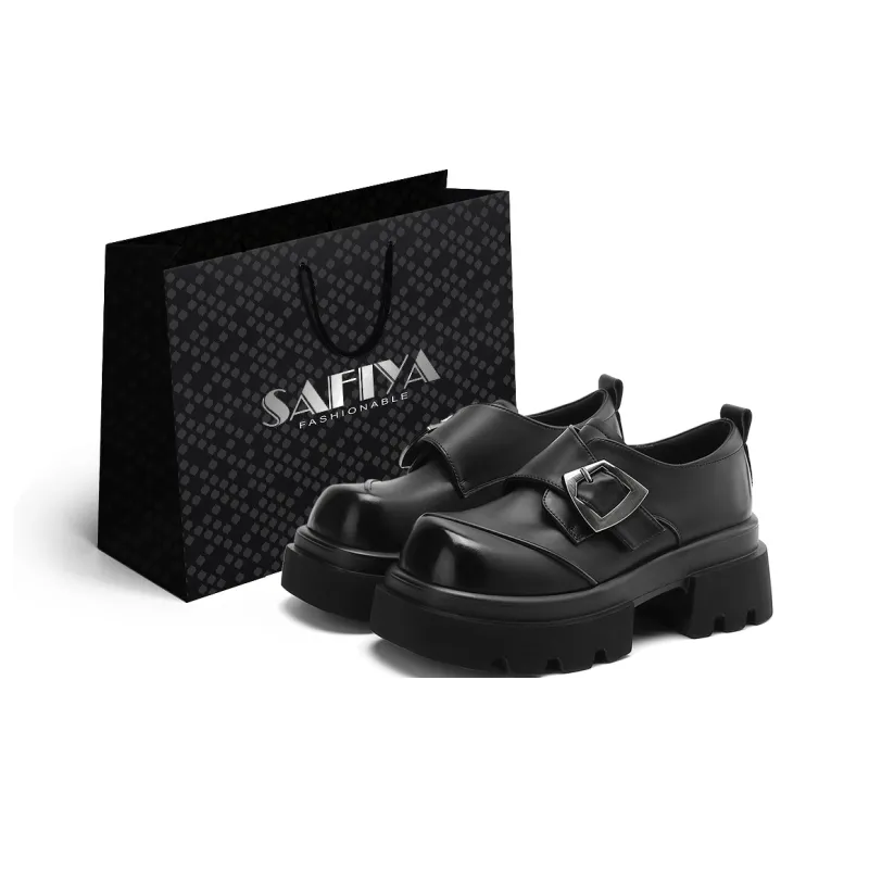 Safiya Chunky Heel Loafers Women's-0