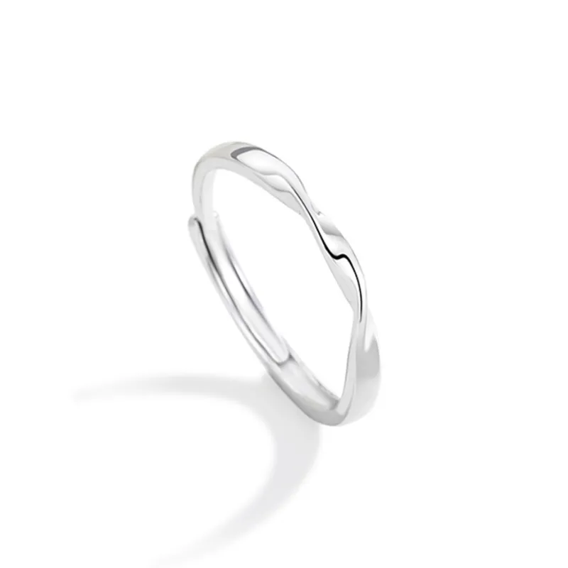 PUTUOSHANWENCHUANG S999 Fine Silver Rings Unisex-1