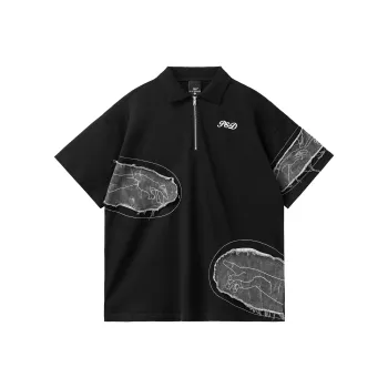 PILOTDRAGON Polo Shirt Unisex Black