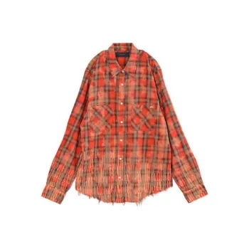 AMIRI Logo-embroidered Check-pattern Shirt