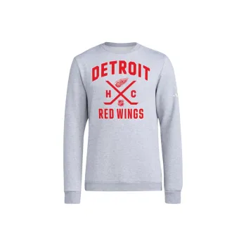 Adidas Red Wings Ice Hockey Sweatshirt Men's Medium Gray