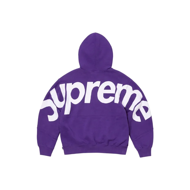Supreme Big Logo Jacquard Hooded Sweatshirt-4