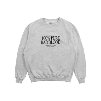 BADBLOOD Sweatshirt Unisex Gray