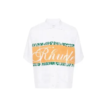 RHUDE Linen Cuban Shirt