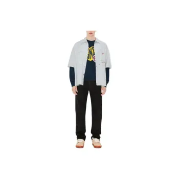 KENZO Shirts Men Light Blue