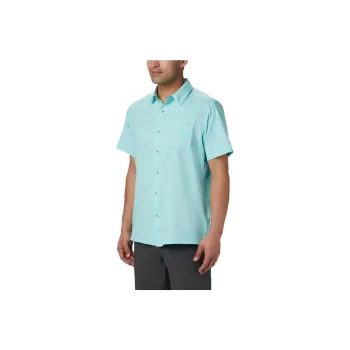 Columbia Shirts Men Turquoise