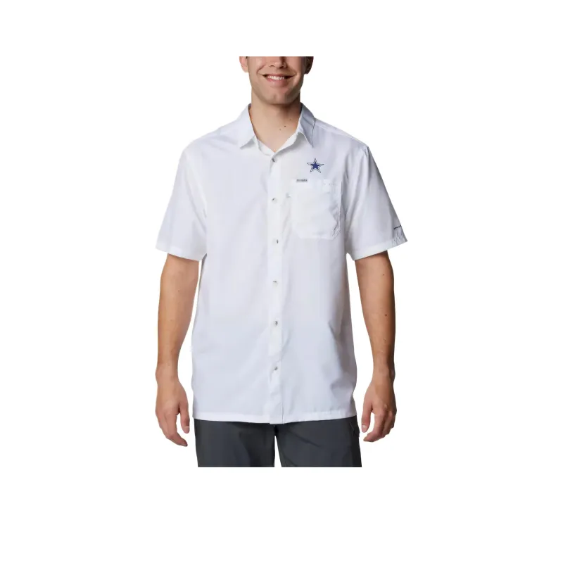 Columbia PFG Slack Tide Shirt Men's White-0