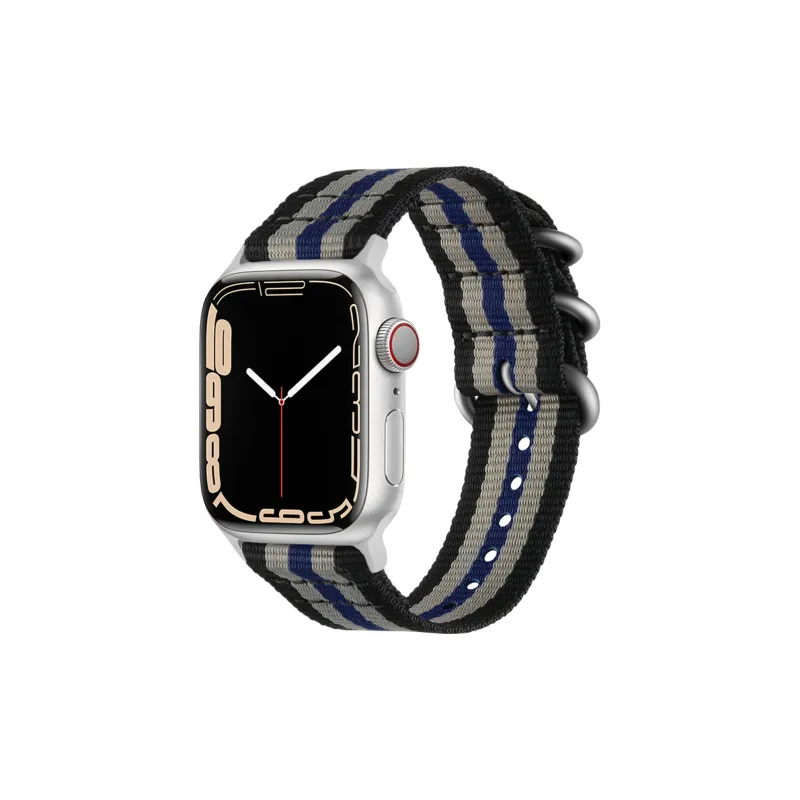 DUALMM Apple Compatibility Watch Band 225mm 38/40/41/42/44/45/49MM Nylon Material-40