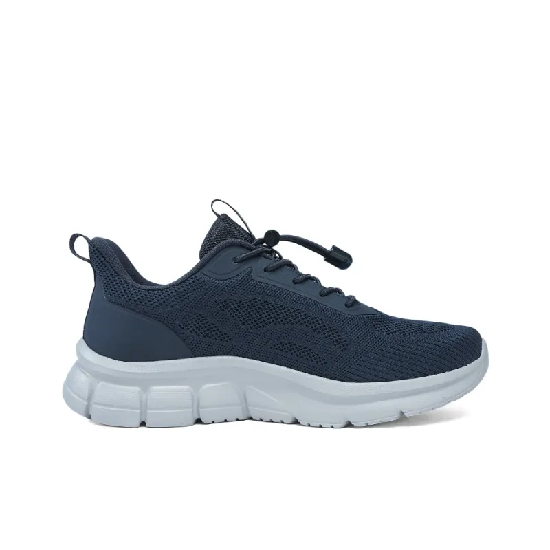 ZULIZ Sports Elderly Shoes Casual Shoes Men Low Top Black/Dark Blue-8