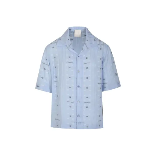 Givenchy Boxy Fit Shirt With Hawaiian Collar