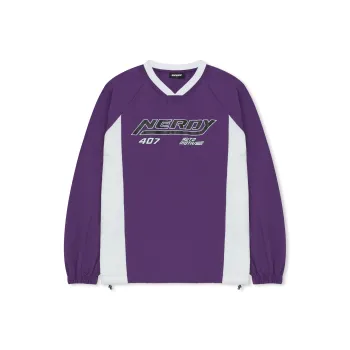 Nerdy Sweatshirts Unisex Purple