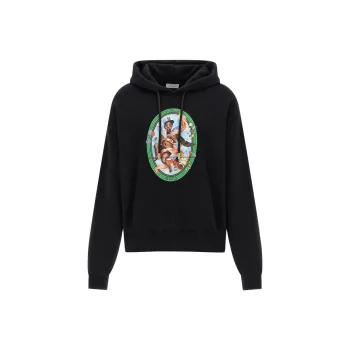 OFF WHITE Fresco Drawstring Hoodie