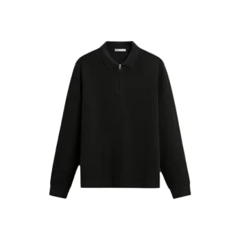 ZARA Polo Shirt Men's Dark Brown