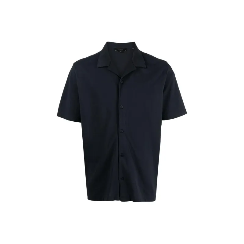 VINCE Piqué Cotton Shirt-0