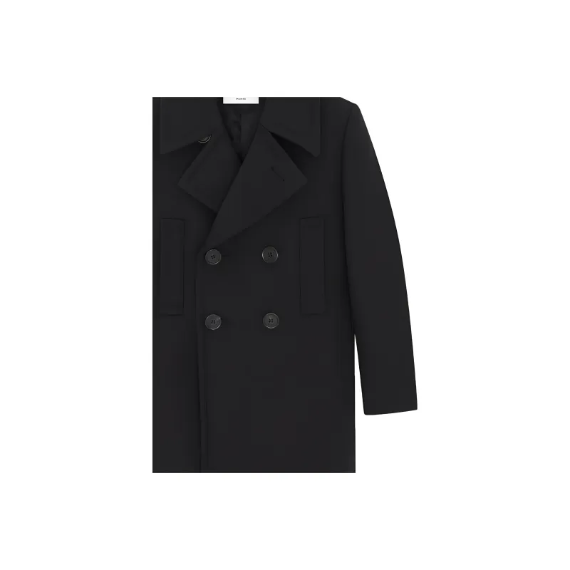 SAINT LAURENT SS23 Coat Women's Black-3