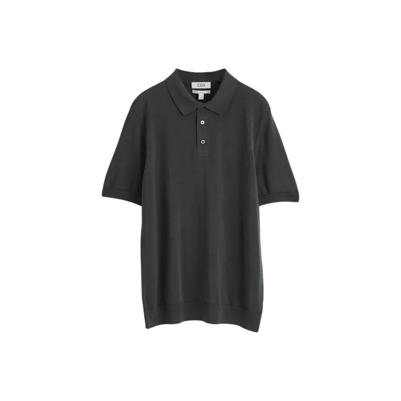 COS Polo Shirt Men's Carbon Gray-0