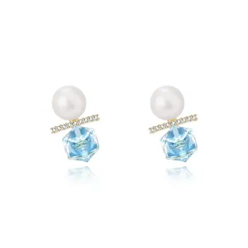 NICERURU 925 Sterling Silver Needle Stud Earrings Women's