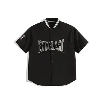 Everlast X PEACEBIRD MEN PEACEBIRD MENswear X EVERLAST Co branded Collection Shirts Men Black