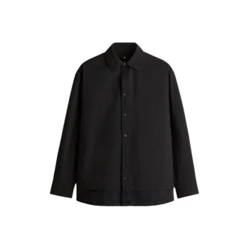 H&M Shirts Men Dark Brown