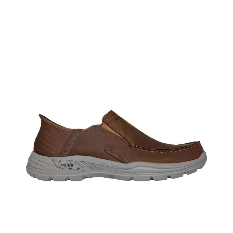 Skechers Arch Fit Motley Low Top Training Shoes Men's Umber-1