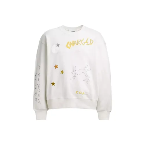 COACH Sweatshirts Men White