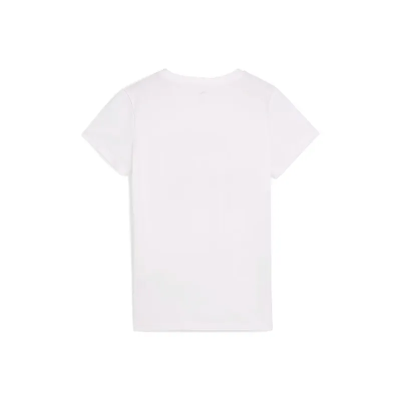 PUMA GRAPHICS SS25 Regular T Shirt Women's White Pink-1