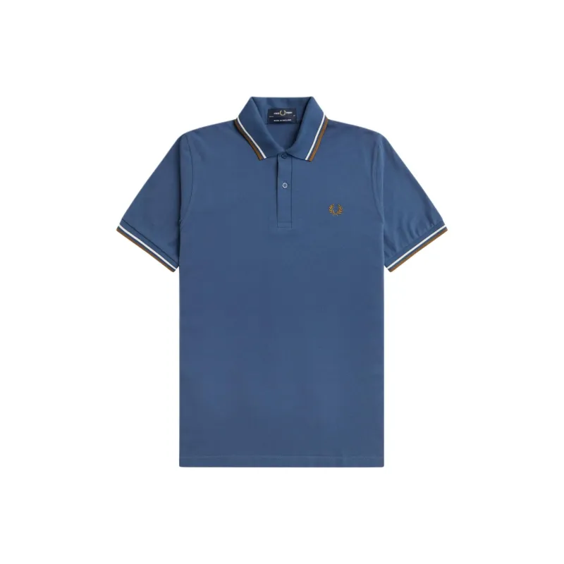 FRED PERRY Polo Shirt Men's Midnight Blue-0