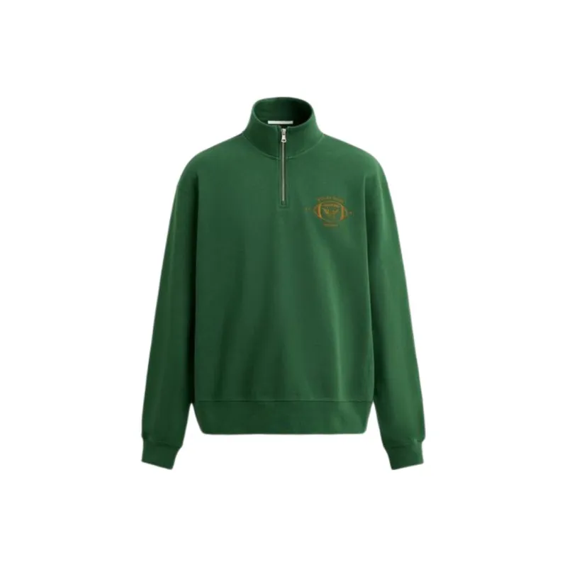 ZARA Sweatshirt Men's Dark Green-0