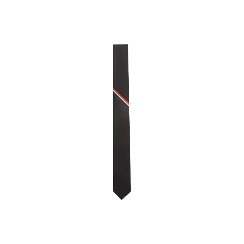THOM BROWNE Engineered Striped Pointed Tip Tie-0