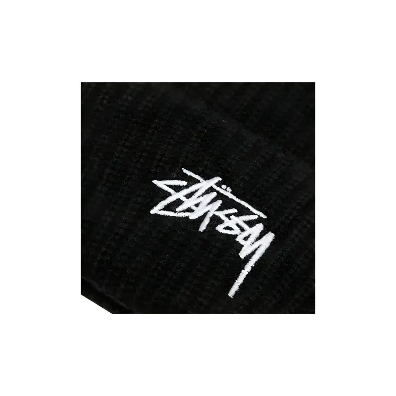 Stussy Acrylic Beanies Women's Black-3