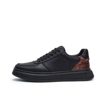 ESTEE GEEA Coverage Slip Resistant, Abrasion Resistant, Lightweight, Breathable Low Top Skateboard Shoes Men's Black