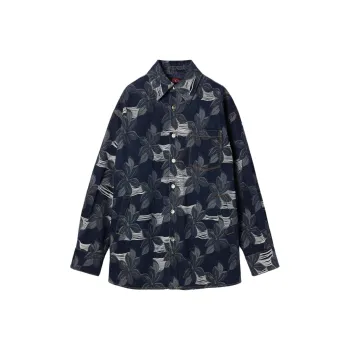 GUCCI Denim Jacquard Shirt